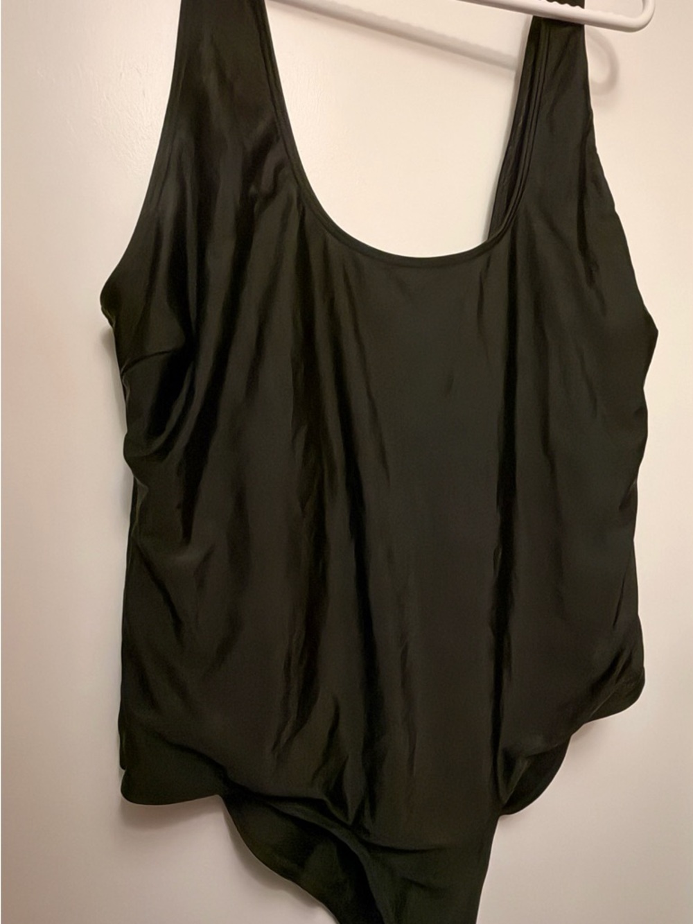Black Scoop Neck One Piece